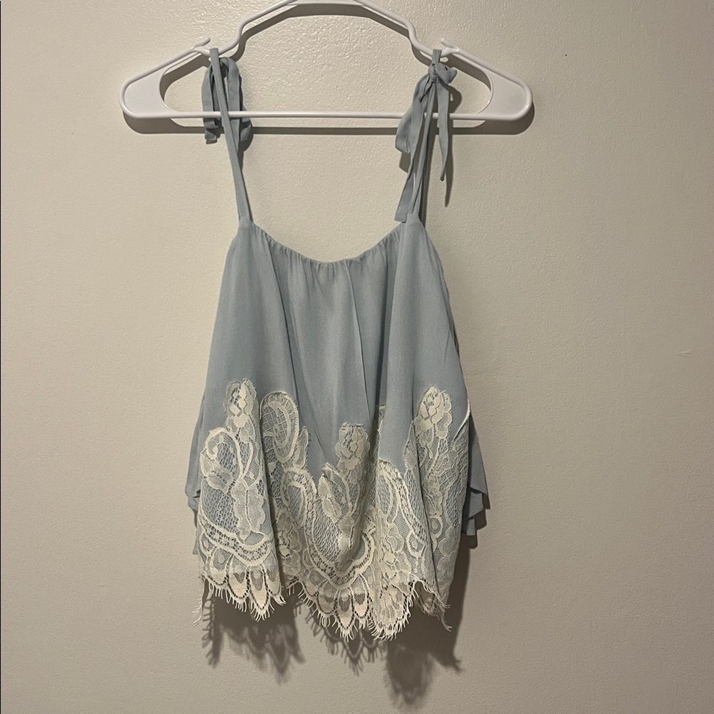 Show Me Your MuMu Light Blue Top